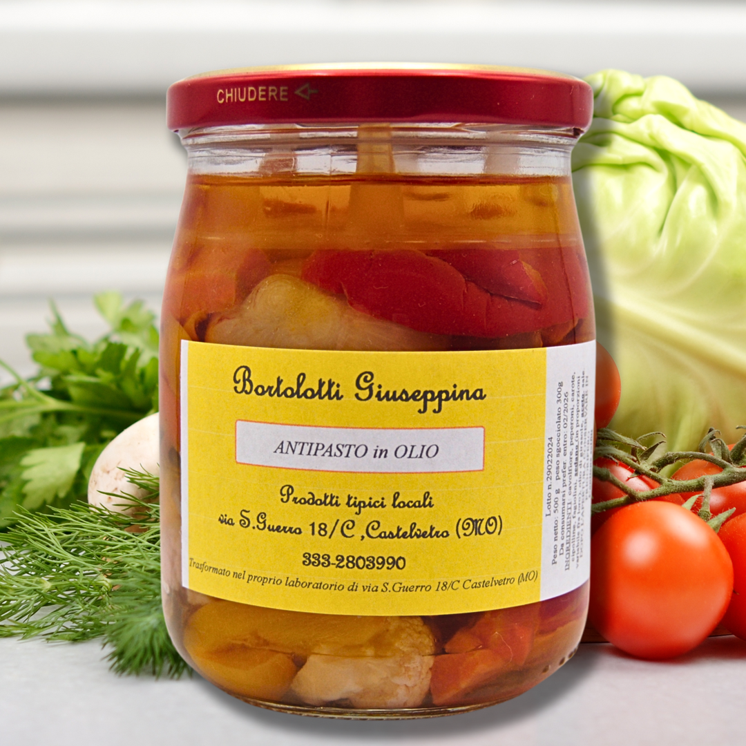 ANTIPASTO IN OLIO - 500 gr. Modena Food Boutique