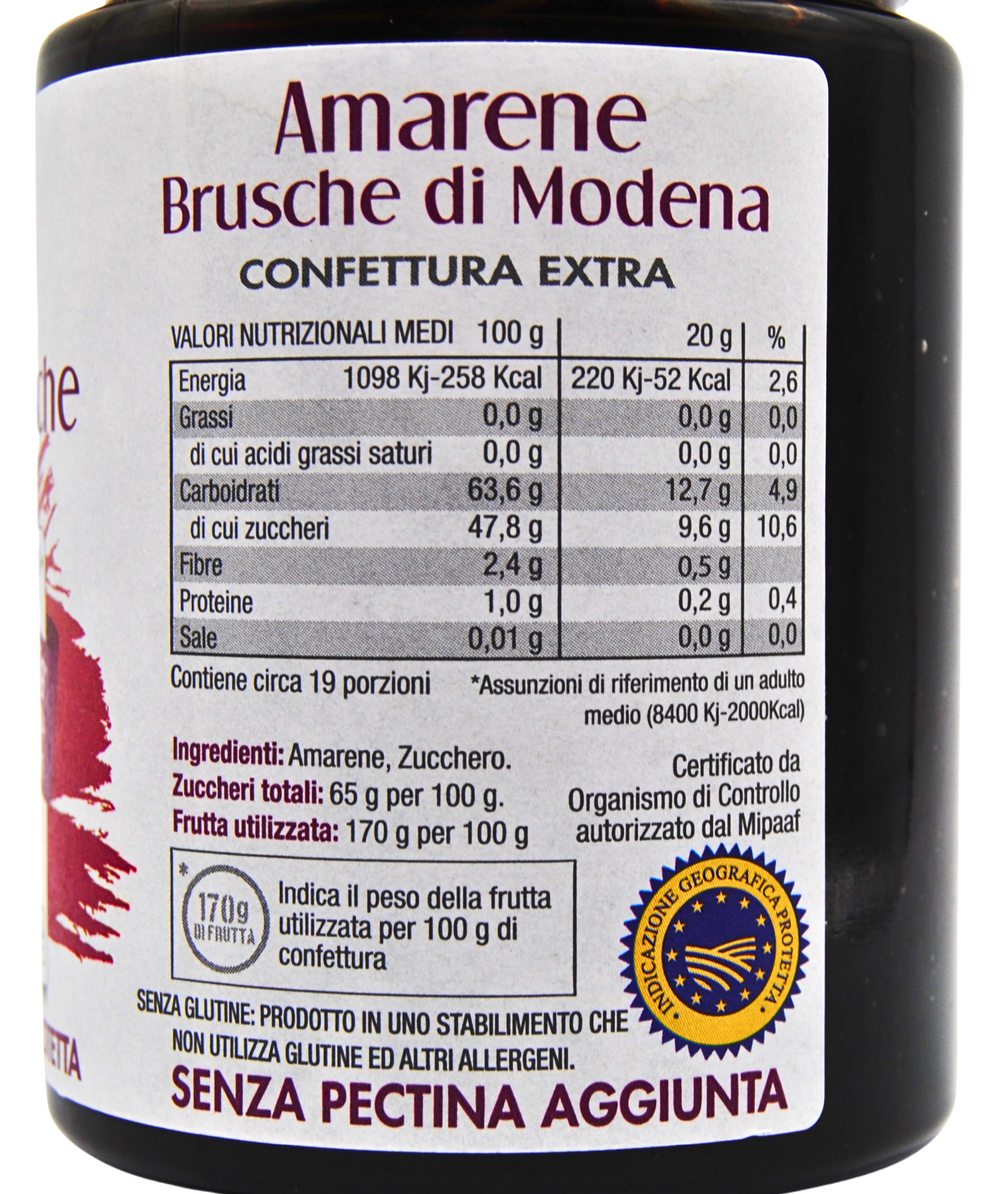 Amarena Brusca di Modena IGP 380 gr. Modena Food Boutique