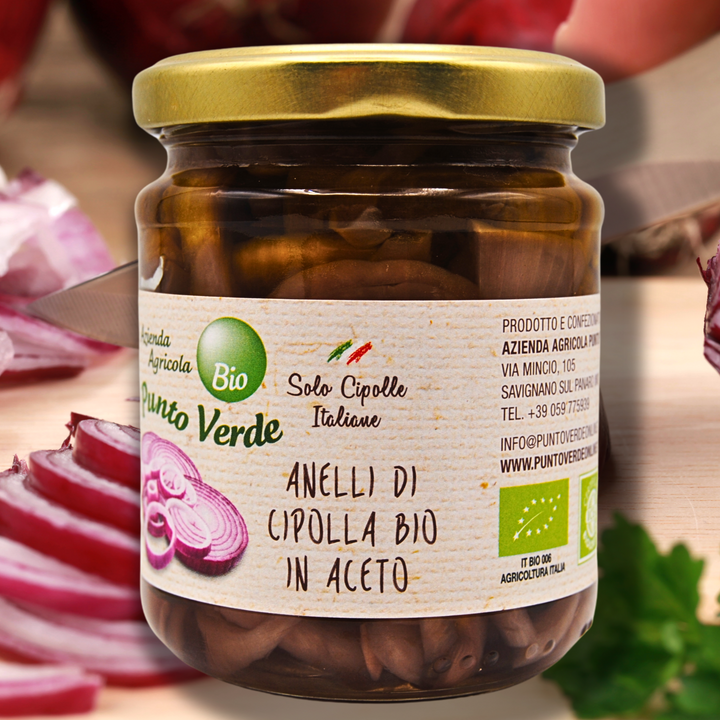 Anelli di Cipolla Biologica in Aceto - 150 gr. Modena Food Boutique