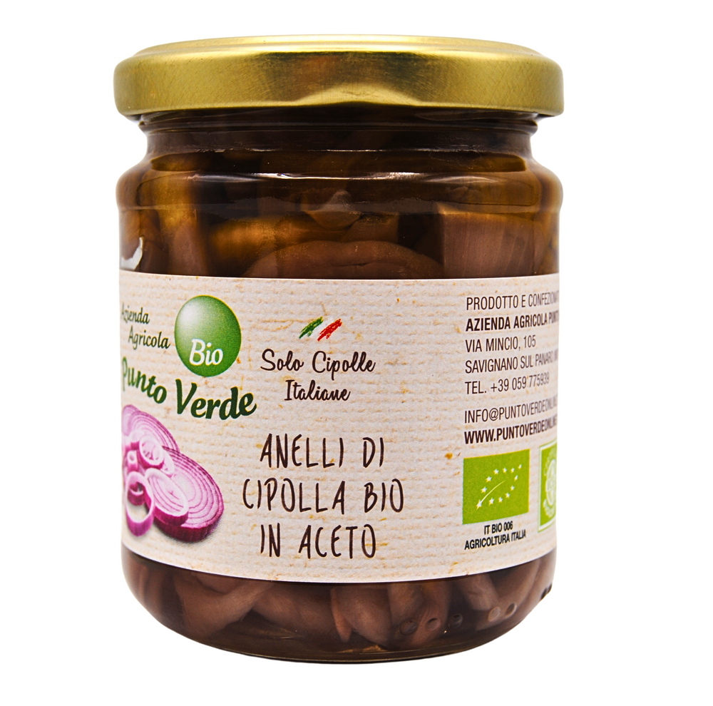 Anelli di Cipolla Biologica in Aceto - 150 gr. Modena Food Boutique