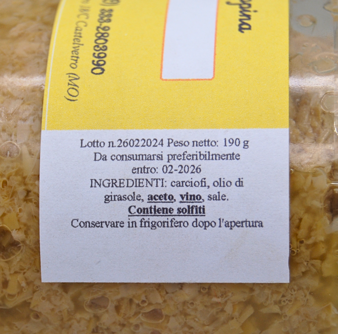 CREMA DI CARCIOFI - 300 gr. Modena Food Boutique