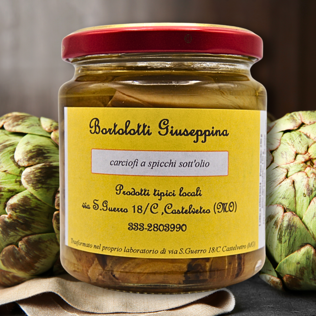 Carciofi a Spicchi sott'Olio - 250 gr. Modena Food Boutique