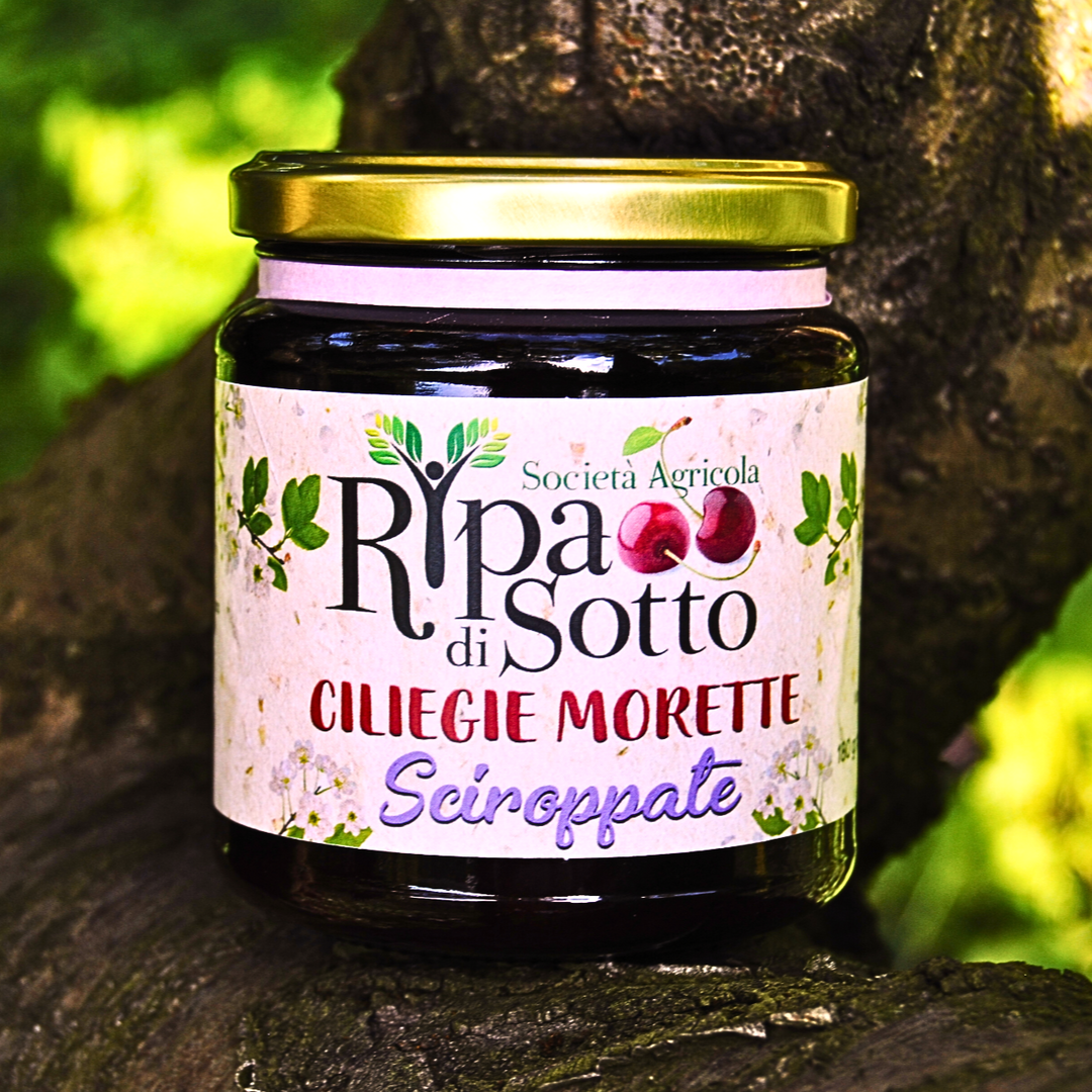 Ciliegie Sciroppate varietà Moretta - 320 gr. Modena Food Boutique