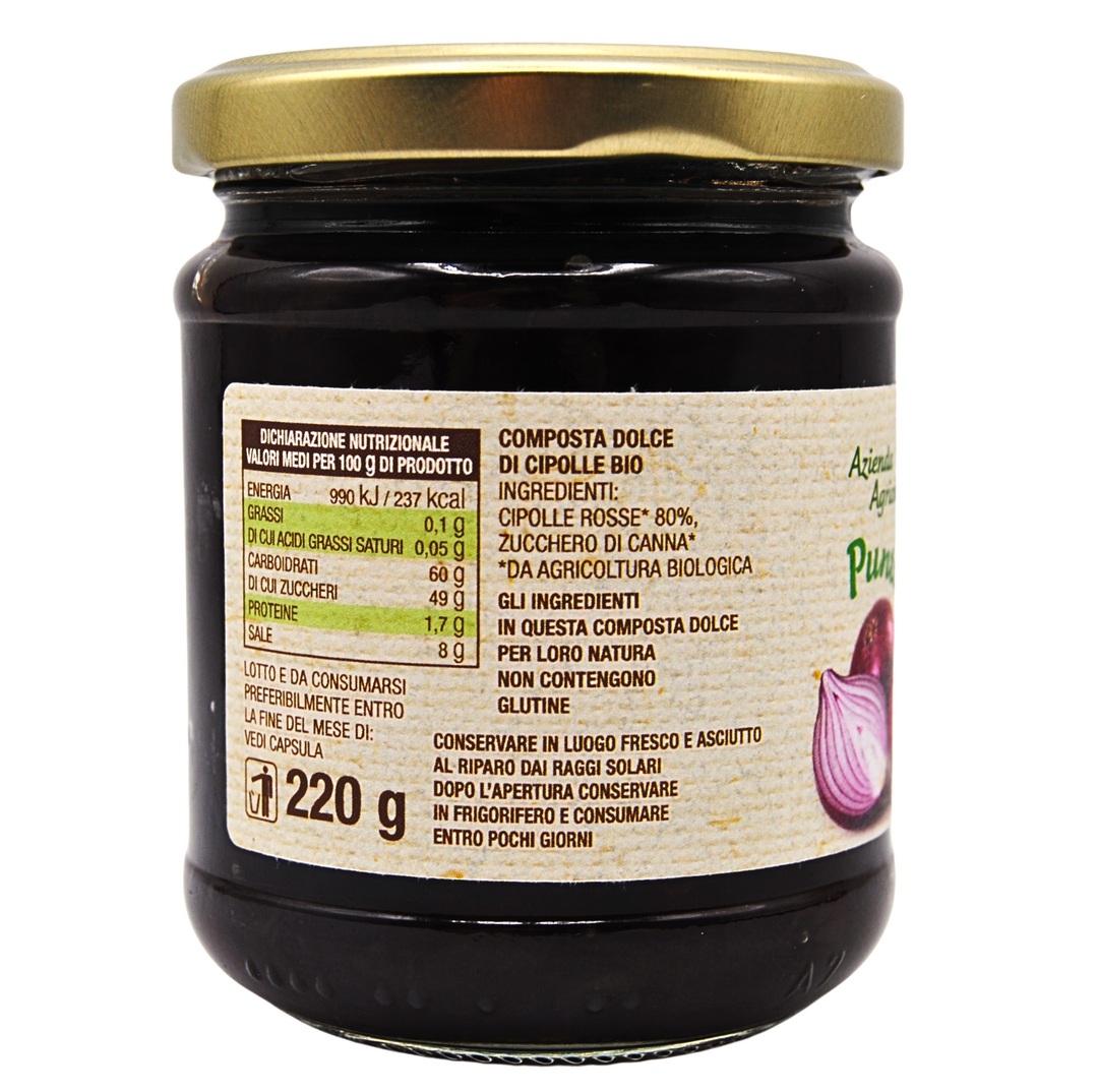 Composta Dolce di Cipolle Bio - 220 gr. Modena Food Boutique