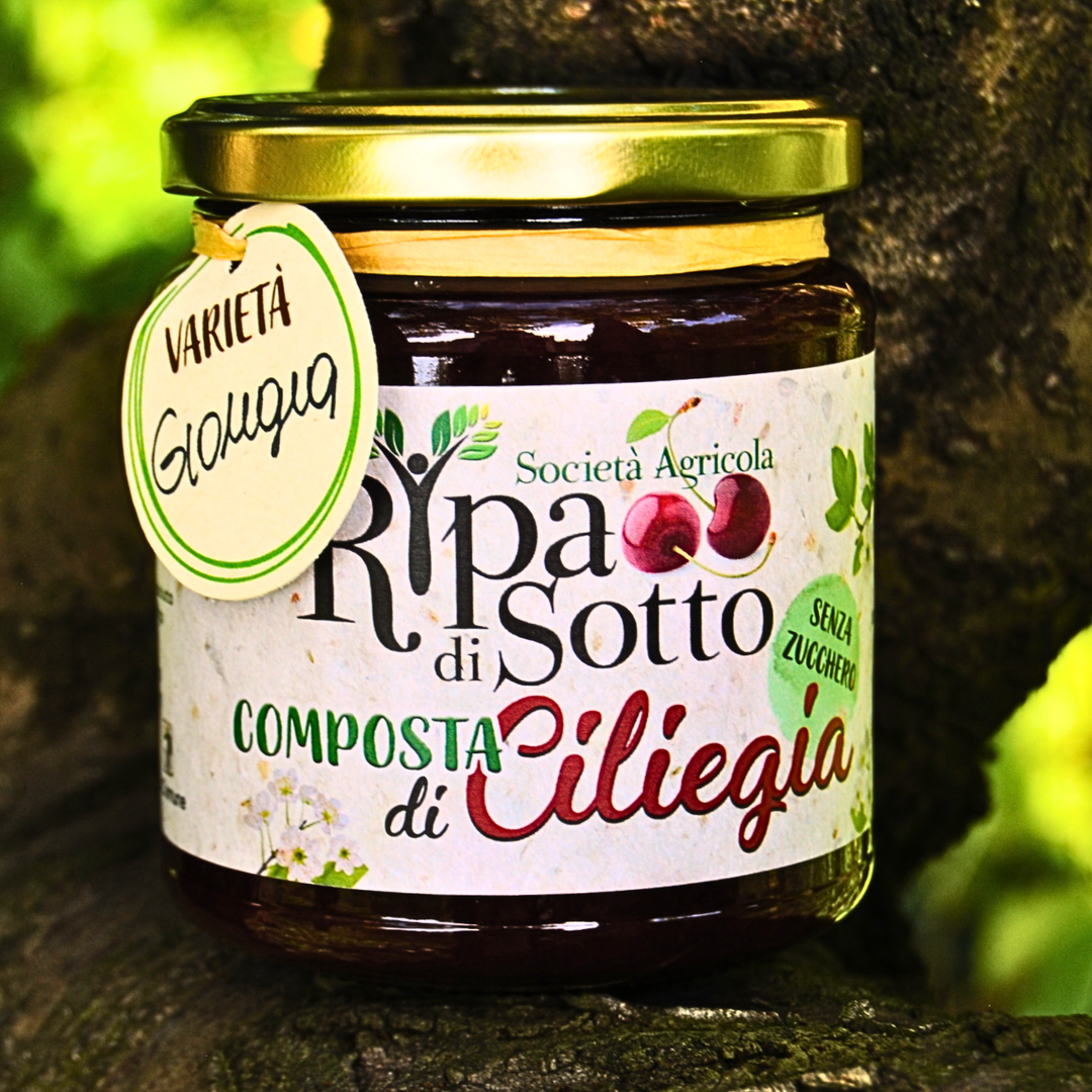 Composta di Ciliegia Giorgia di Vignola - 320 gr. SENZA ZUCCHERI AGGIUNTI Modena Food Boutique