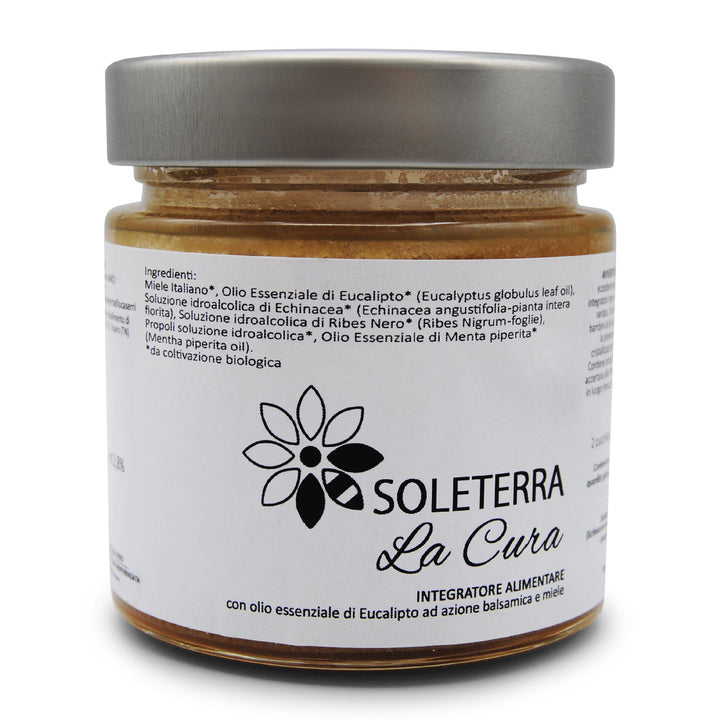 La Cura: Miele BIO, Propoli, Eucalipto, Echinacea e Ribes Nero - 250gr Modena Food Boutique