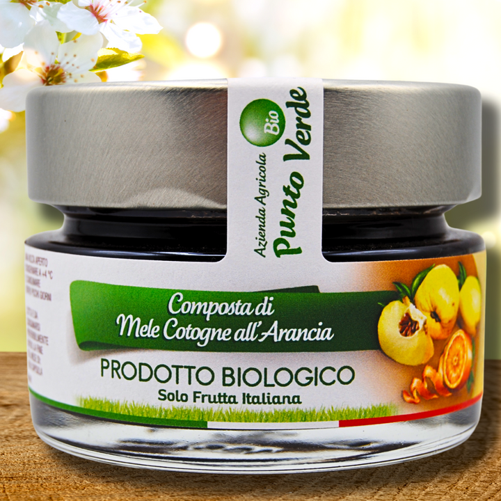 Mele Cotogne all'Arancia - Composta Biologica - Prodotto Gourmet Modena Food Boutique