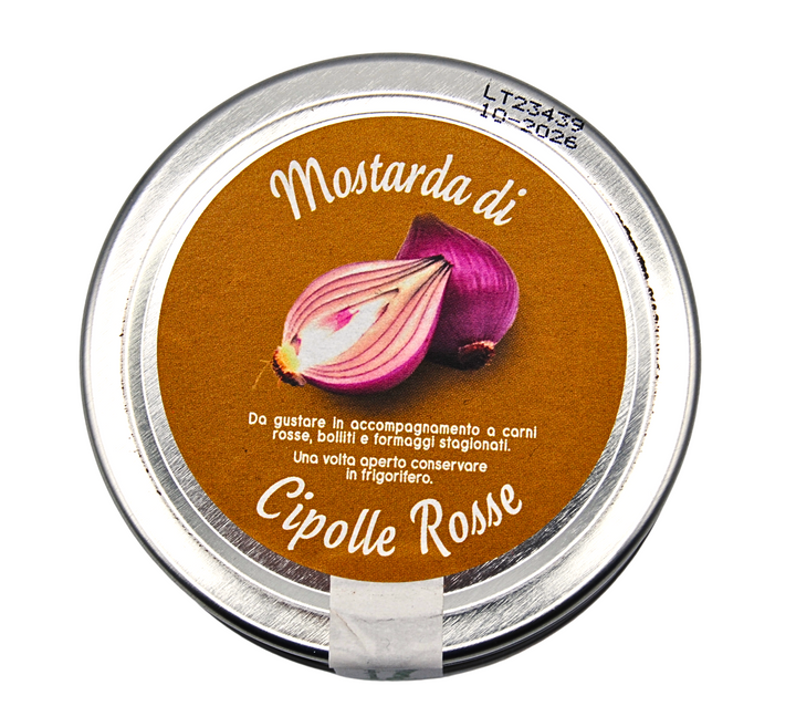 Mostarda Biologica di Cipolle Rosse - Prodotto Gourmet Modena Food Boutique