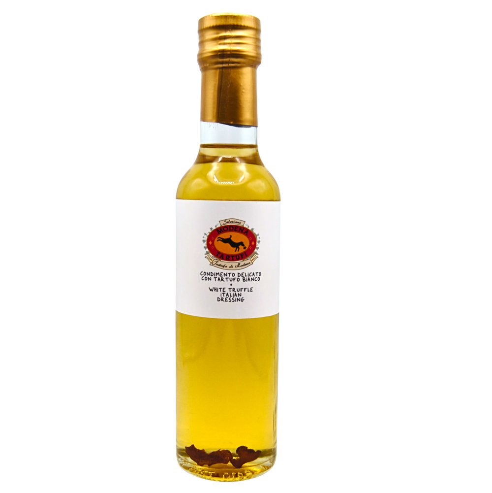 Olio di Oliva con scaglie di Tartufo Bianco - 250 ml. Modena Food Boutique