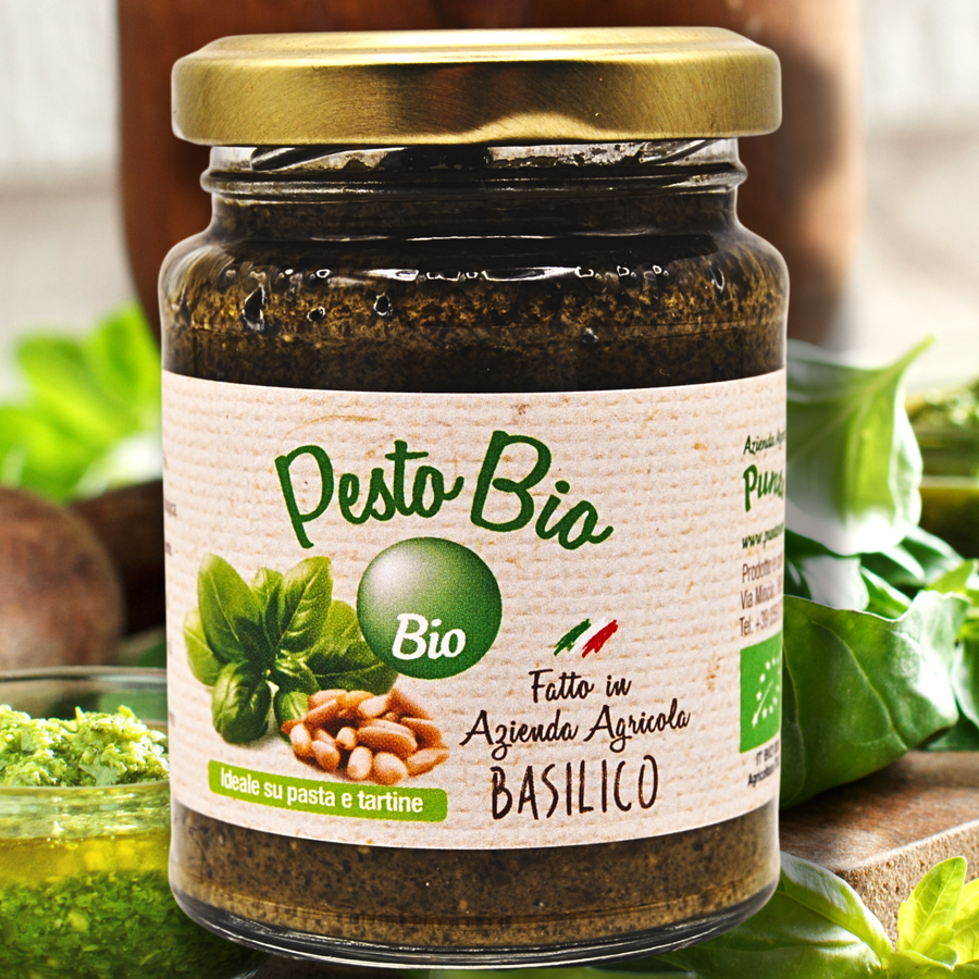 Pesto al Basilico Biologico - 90 gr. Modena Food Boutique