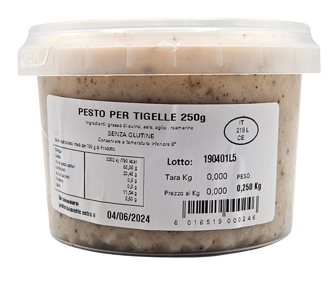 Pesto per Tigelle - 250 gr. PRODOTTO FRESCO Modena Food Boutique