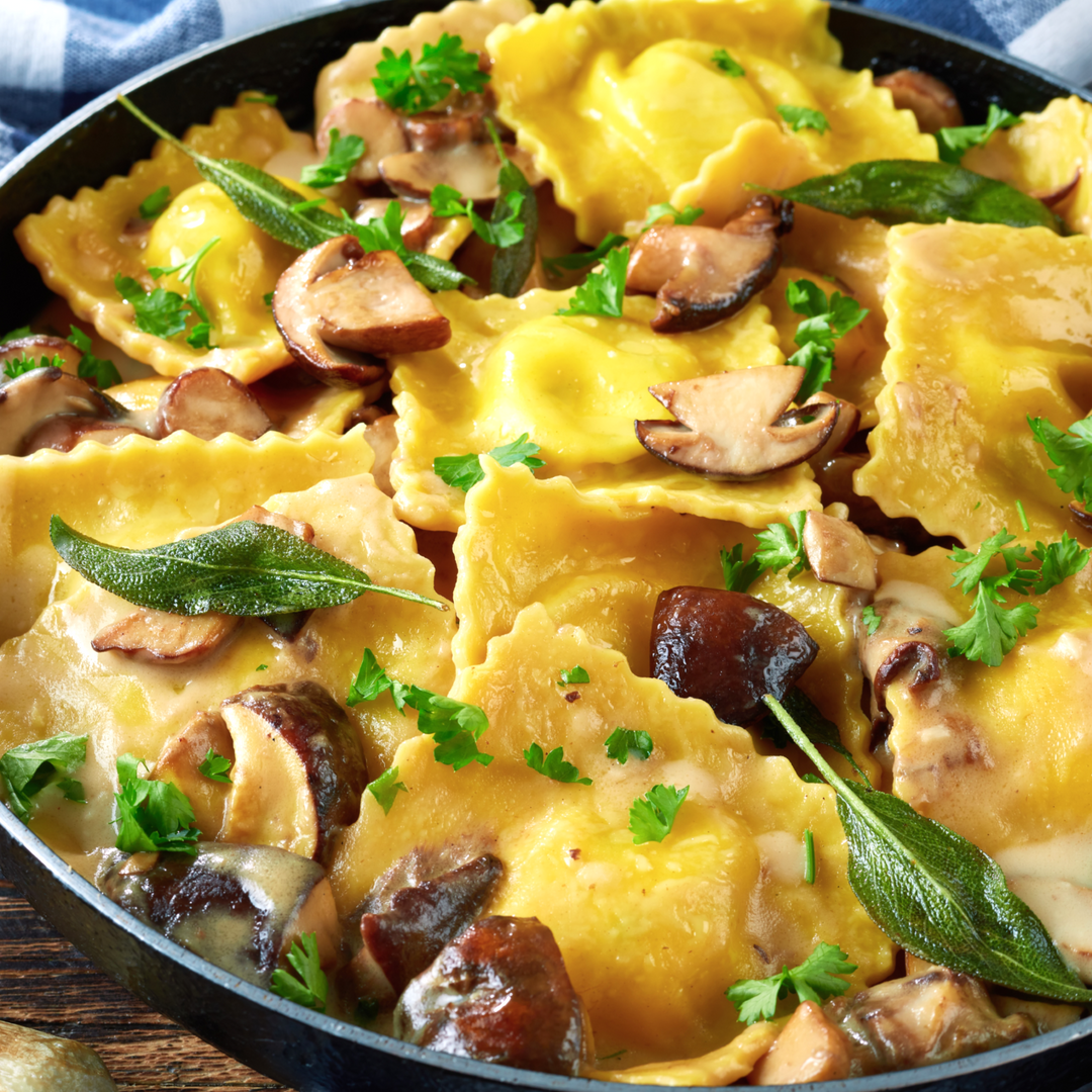 Raviolis au boeuf braisé