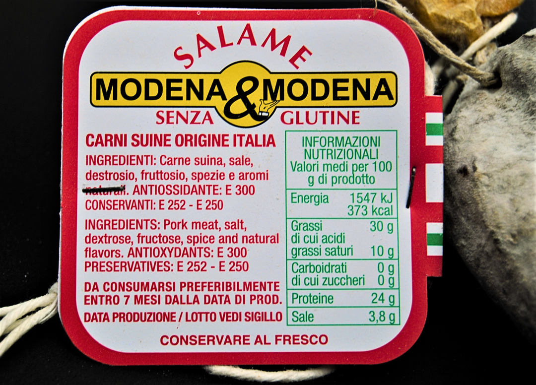 Salame Modena & Modena Modena Food Boutique