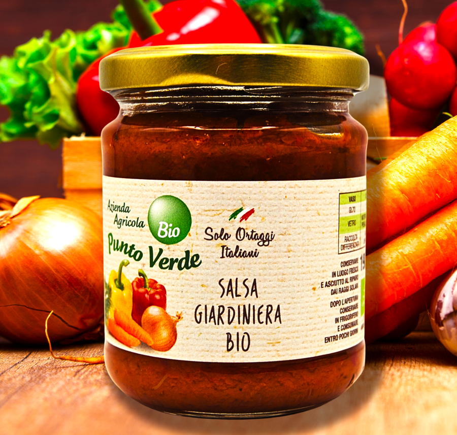 Salsa Giardiniera Biologica - 190 gr. Modena Food Boutique