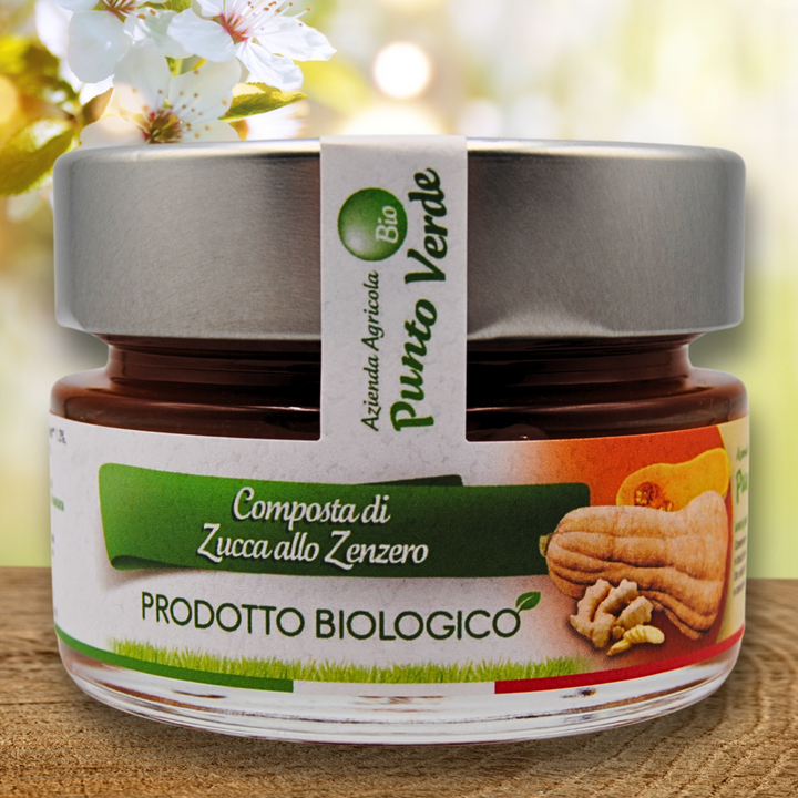 Zucca allo Zenzero con Scorze di Arancia - Composta Biologica - Prodotto Gourmet Modena Food Boutique